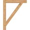 Ekena Millwork Traditional Block Smooth Bracket, Western Red Cedar, 3 1/2"W x 30"D x 38"H BKT04X30X38TRA05SWR - alternate 4